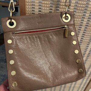 Hammitt Tan Tony Med Leather Shoulder Bag